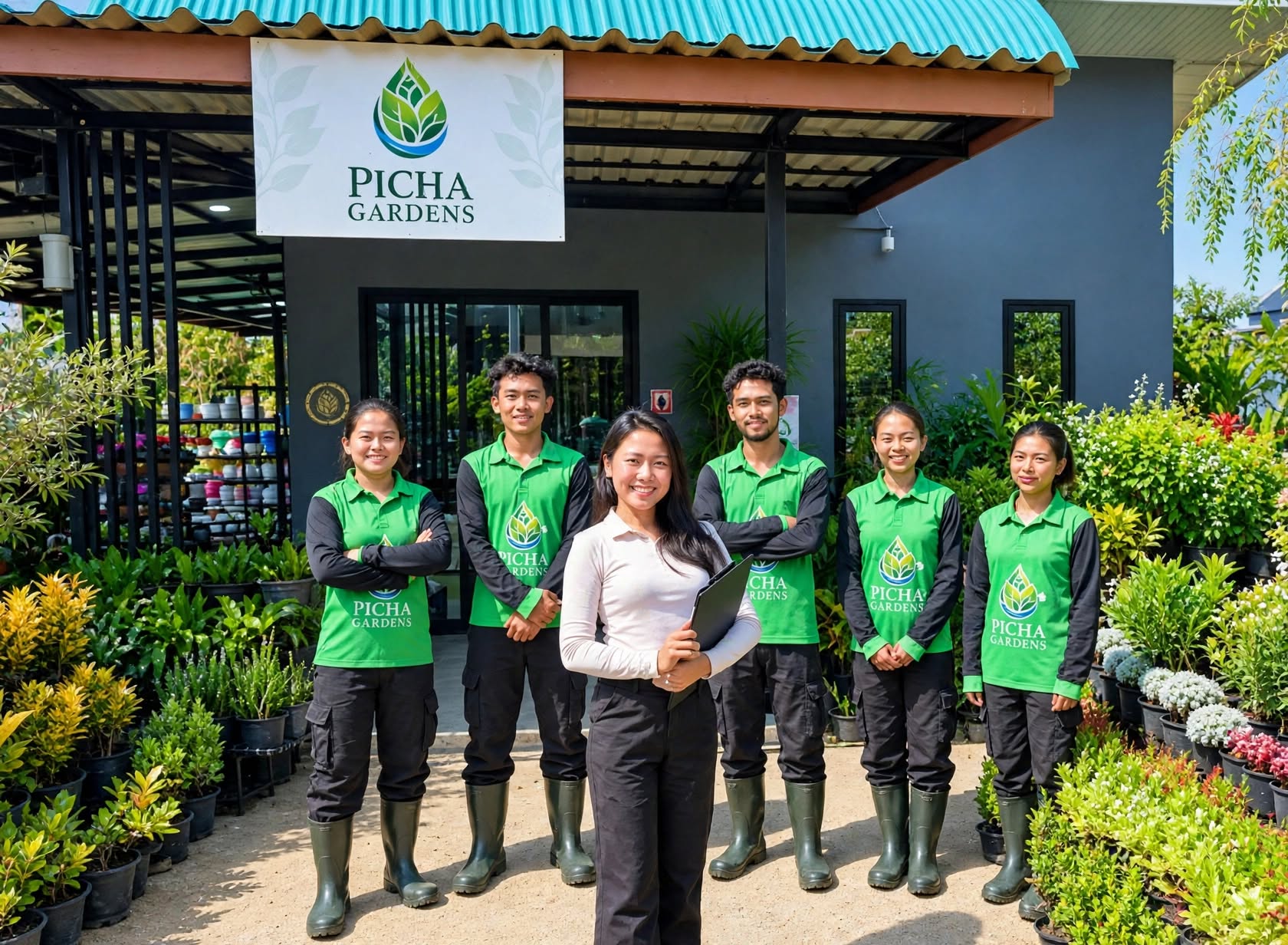Picha Gardens team, Koh Phangan